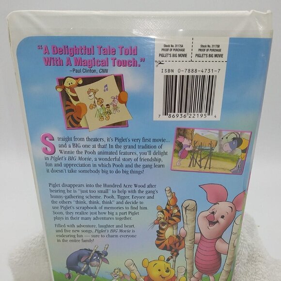 Piglet's Big Movie - Disney - VHS 2003 - Clamshell - Animated - Winnie the Pooh - Picture 6 of 13